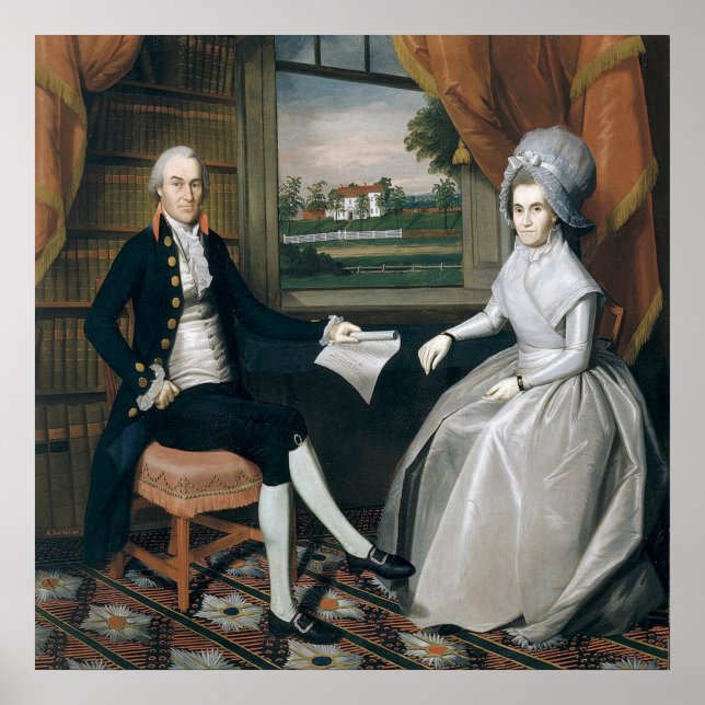 Ralph Earl / Oliver and Abigail Ellsworth / Poster (Front)