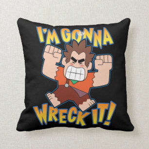 Ralph   I'm Gonna Wreck It! Throw Pillow