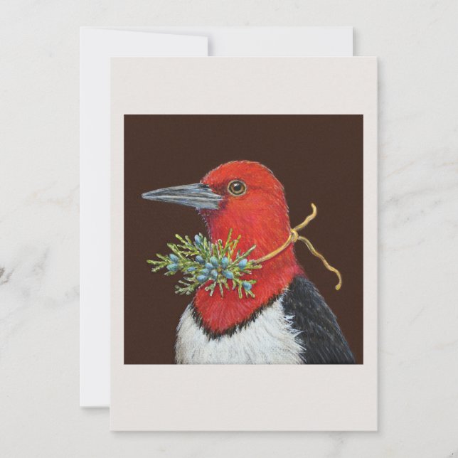 Ralph, la carte à plat de pic à tête rouge (Devant)