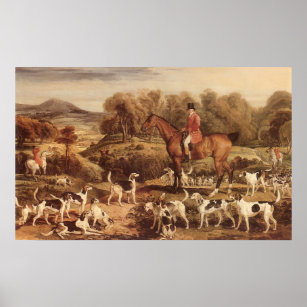 Ralph Lambton and his Hounds by James Ward Poster