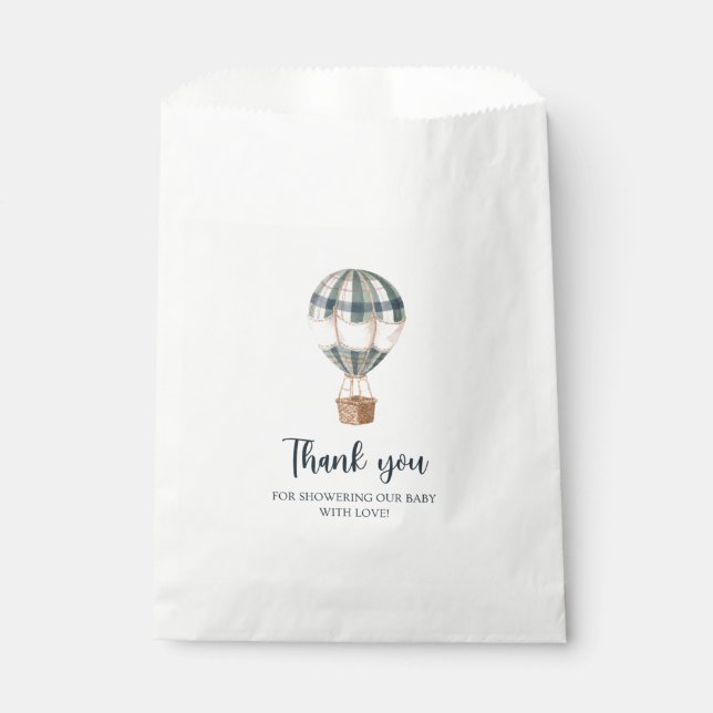 Ralph Lauren Inspired Baby Shower  Favour Bag (Front)