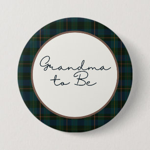 Ralph Lauren Inspired Baby Shower Grandma to Be 3 Inch Round Button