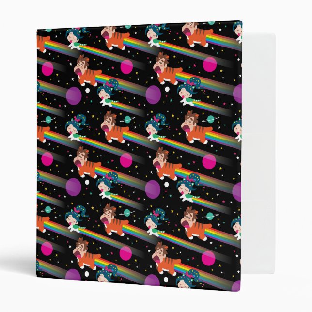Ralph & Vanellope | Happy Caturday! Binder (Front/Inside)