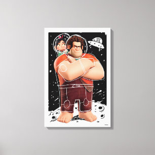 Ralph & Vanellope   Hey Rockets! Cool... Canvas Print