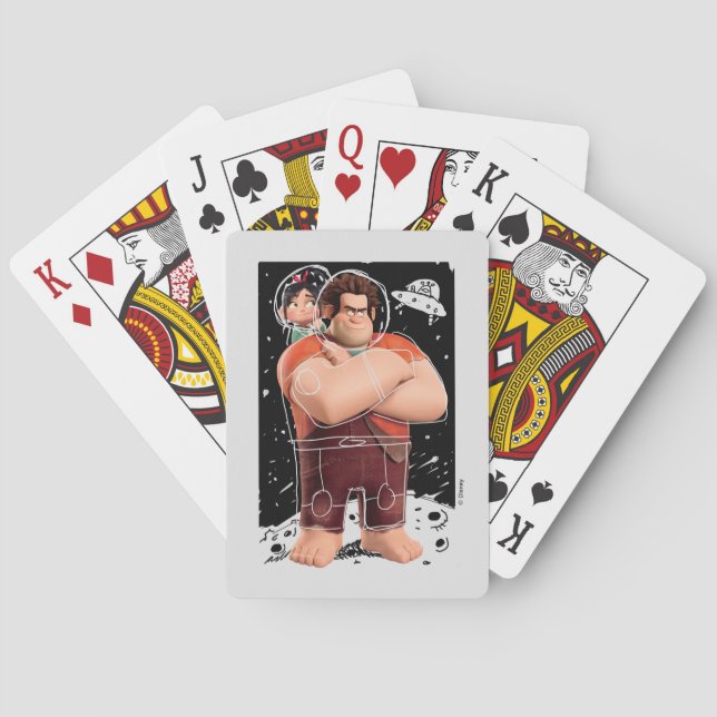 Ralph & Vanellope | Hey Rockets! Cool... Playing Cards (Back)