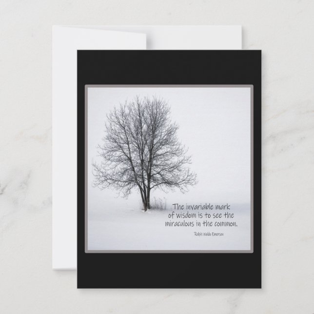 Ralph Waldo Emerson Quote - Greeting Card (Front)