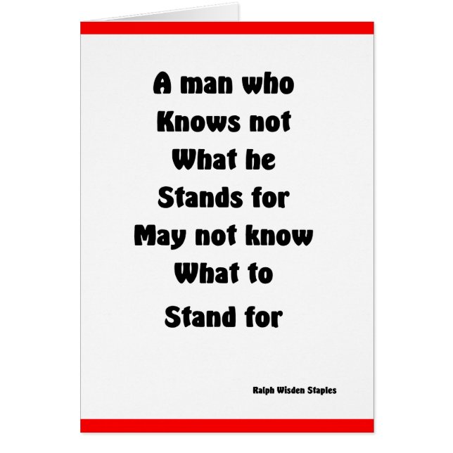 Ralph wisden staples motivational (Front)