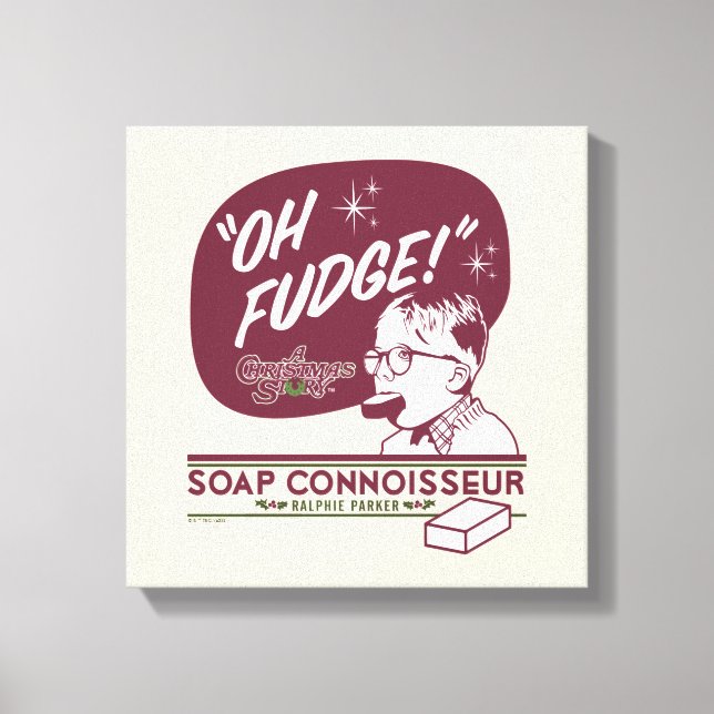 Ralphie Parker - Soap Connoisseur Canvas Print (Front)