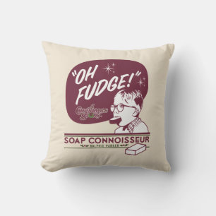 Ralphie Parker - Soap Connoisseur Throw Pillow