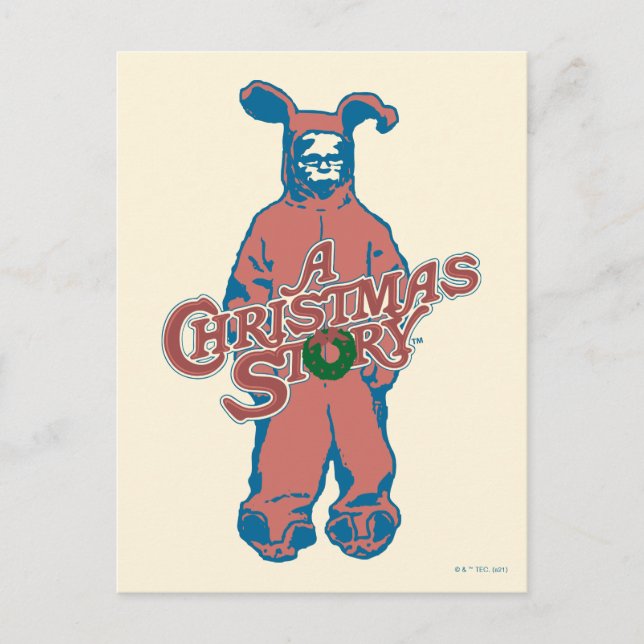 Ralphie | Pink Nightmare Holiday Postcard (Front)