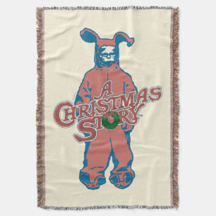Ralphie   Pink Nightmare Throw Blanket