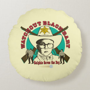 Ralphie Saves the Day Round Pillow