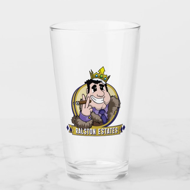 Ralston Estates Pint glass (Front)