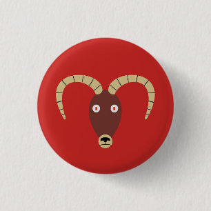 Ram 1 Inch Round Button
