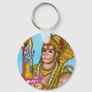 Ram and Hanuman Keychain