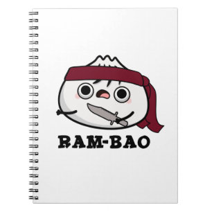Ram-bao Funny Soldier Dimsun Pun Notebook