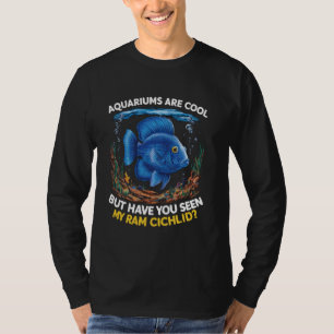 Ram Cichlid Fish Lover Freshwater Aquarium Fish Aq T-Shirt