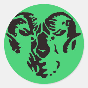 Ram Classic Round Sticker