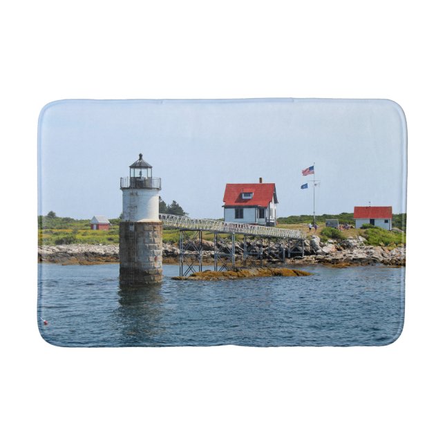 Ram Island Lighthouse, Maine Bath Mat (Front)