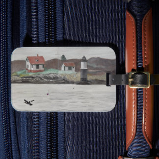 Ram Island Maine Luggage Tag