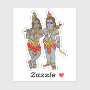 Ram & Krishna Sticker