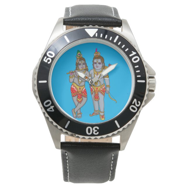 Ram & Krishna Wall Clock Watch (Front)