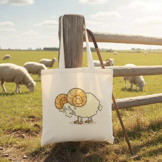 Ram Sheep Tote Bag (Creator Uploaded)
