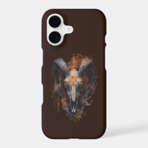 Ram Skull Occult Steampunk Dark Art Phone Case