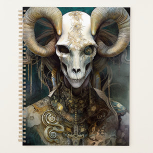 Ram Skull Surreal Fantasy Art Planner