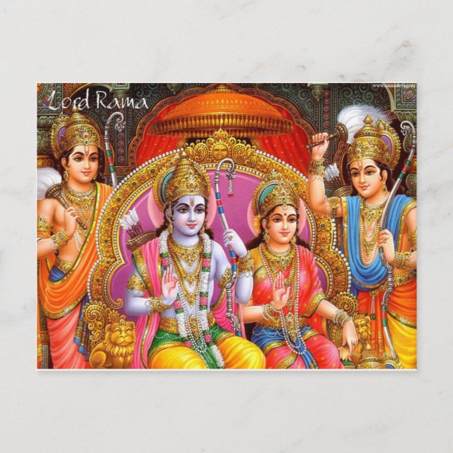 RAMA AND SITA POSTCARD (Front)