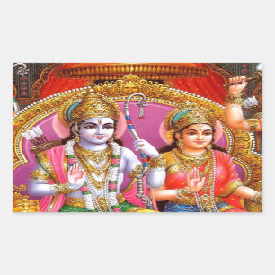 RAMA AND SITA STICKER