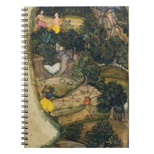 Rama chasing the Golden Deer, from the 'Ramayana', Notebook (Front)