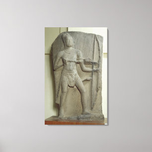 Rama, Kanchipuram, Tamil Nadu, Pallava dynasty (gr Canvas Print