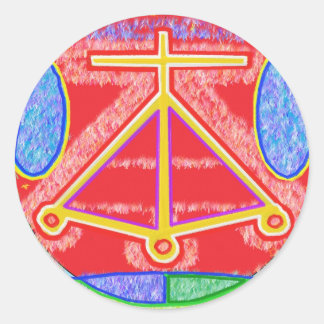 RAMA - Karuna Reiki Healing Sign by Navin Joshi Classic Round Sticker