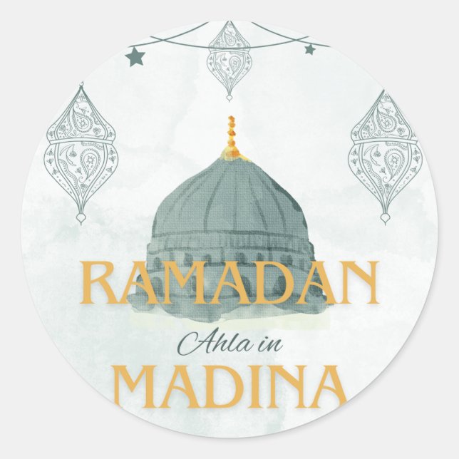 Ramadan ahla dans madina Ramadan Sticker Kareem (Devant)
