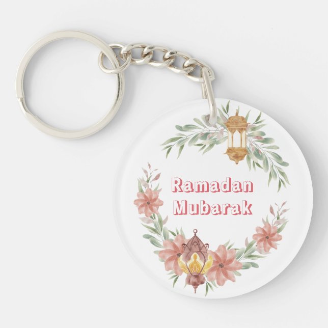 Ramadan | Aïd Moubarak Fleurs mignonnes Lampe à co (Devant)