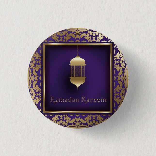 Ramadan Al Adha and Fitr 1 Inch Round Button (Front)