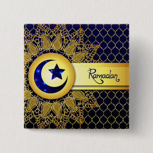 Ramadan Al Adha and Fitr 2 Inch Square Button