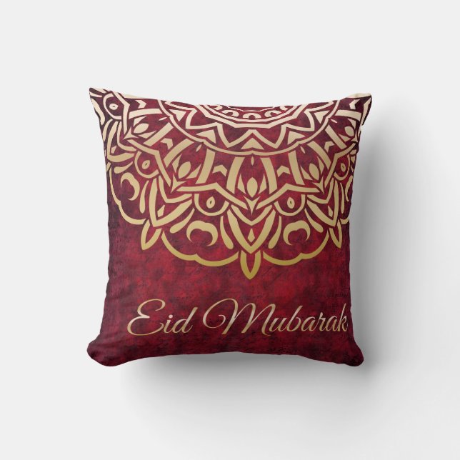 Ramadan Al Adha and Fitr Throw Pillow (Front)