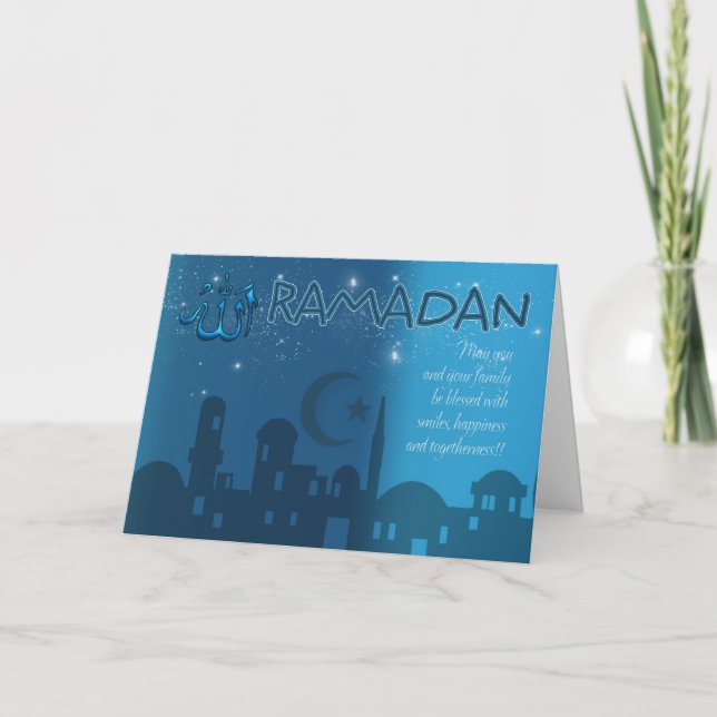 Ramadan Card Blue (Front)