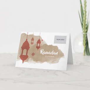Ramadan Corporate Greeting Card - Red
