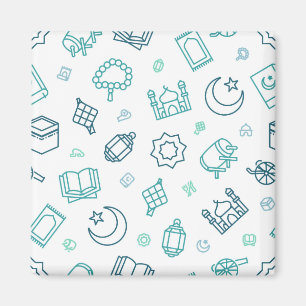 Ramadan Doodles Magnet