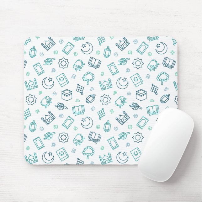 Ramadan Doodles Mouse Pad (With Mouse)