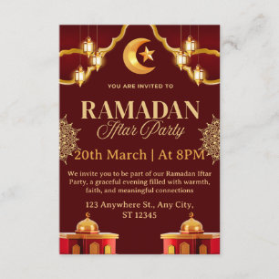 Ramadan Iftar Invitation Card