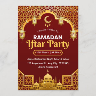 Ramadan Iftar Invitation Card
