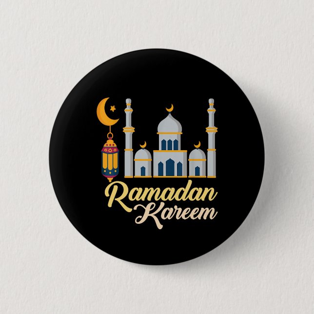 Ramadan Kareem  2 Inch Round Button (Front)