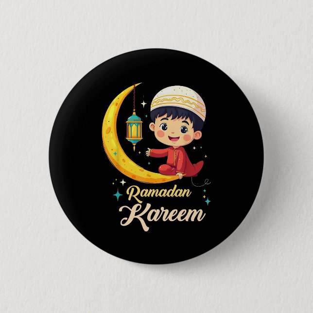 Ramadan Kareem  2 Inch Round Button (Front)