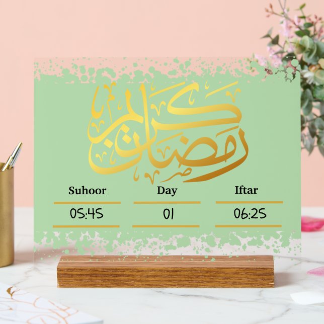 Ramadan Kareem Calender (Créateur téléchargé)