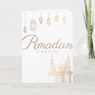 Ramadan Kareem Carte de voeux, carte cadeau