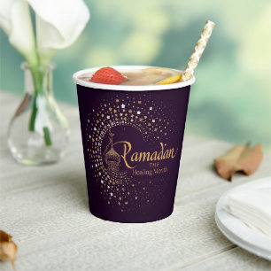  RAMADAN KAREEM  DECOR RAMADAN MUBARAK PAPER CUPS